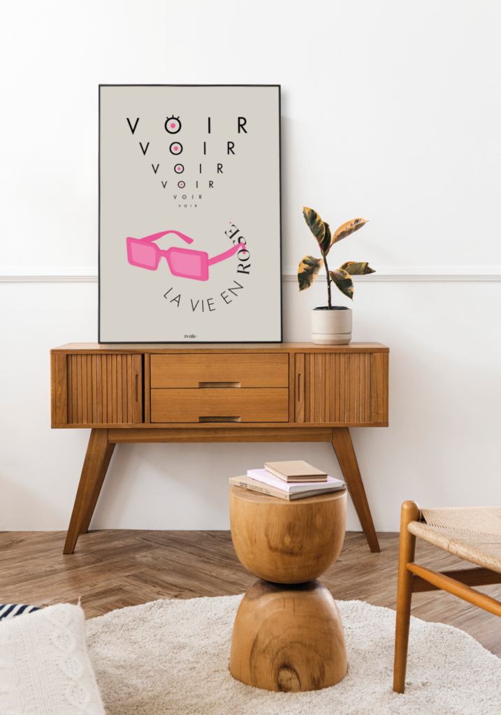 Affiche voir la vie en rose