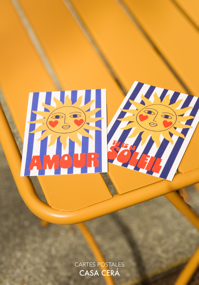 Cartes postales réalisées pour Casa Cerá.