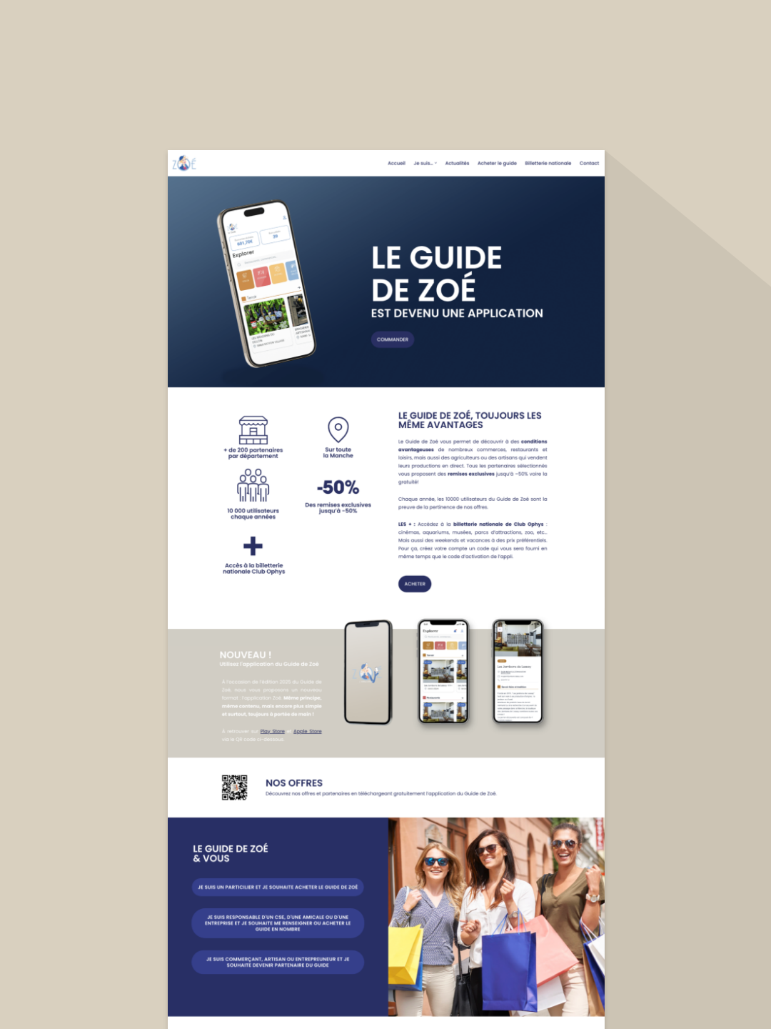 Site web du Guide de Zoé