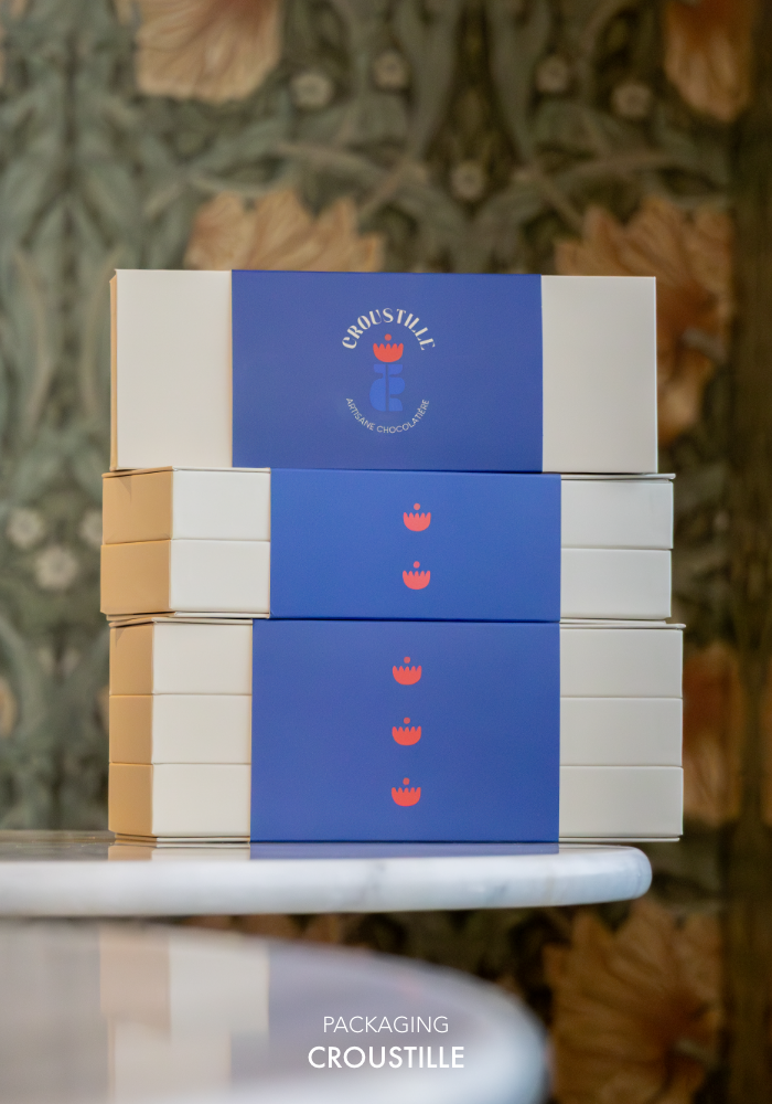 packaging croustille chocolaterie